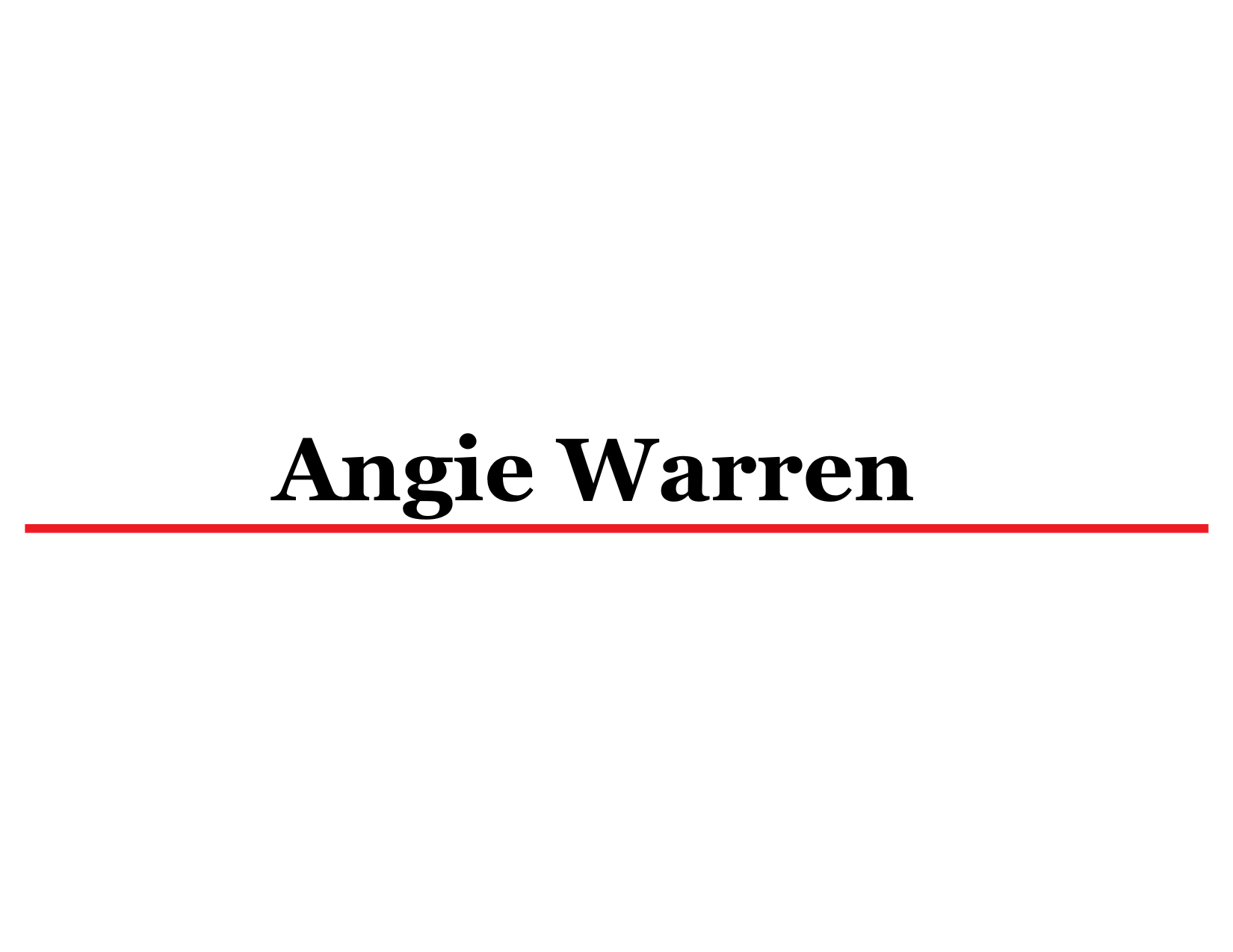 Angie Warren
