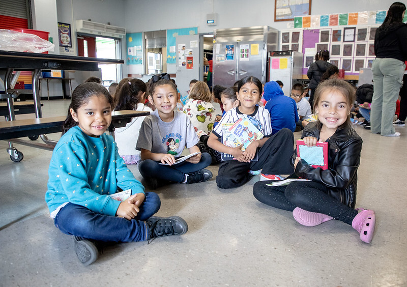 Perkins Elementary School Book Giveaway funded by NASSCO Grant 