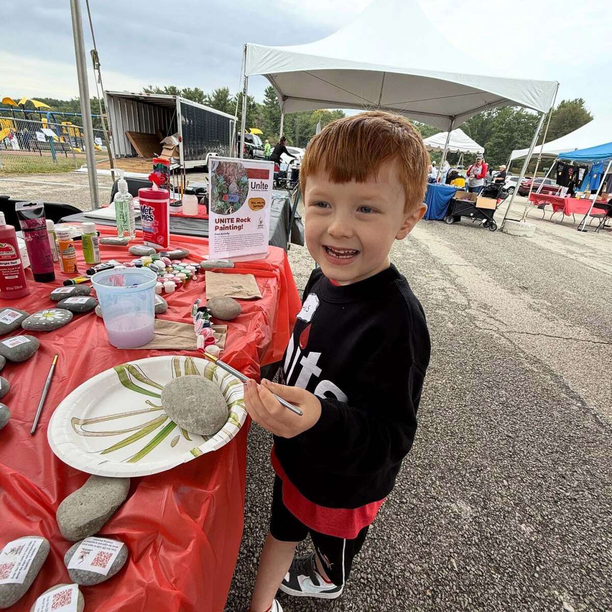 Rock Painting at the 2025 Walk!