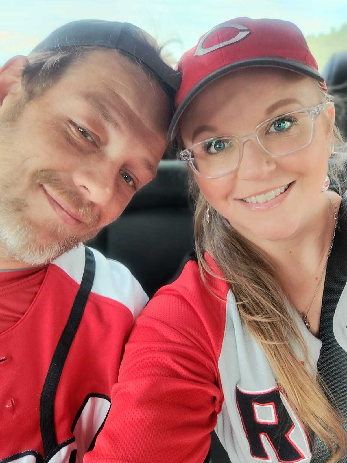 Supporting my girlfriend!