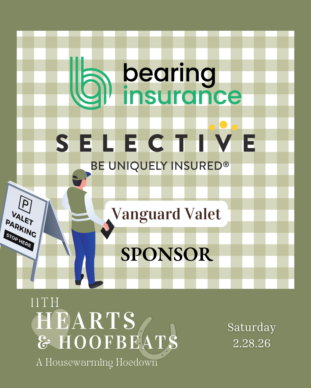 Vanguard Valet Sponsor: Bearing insurance