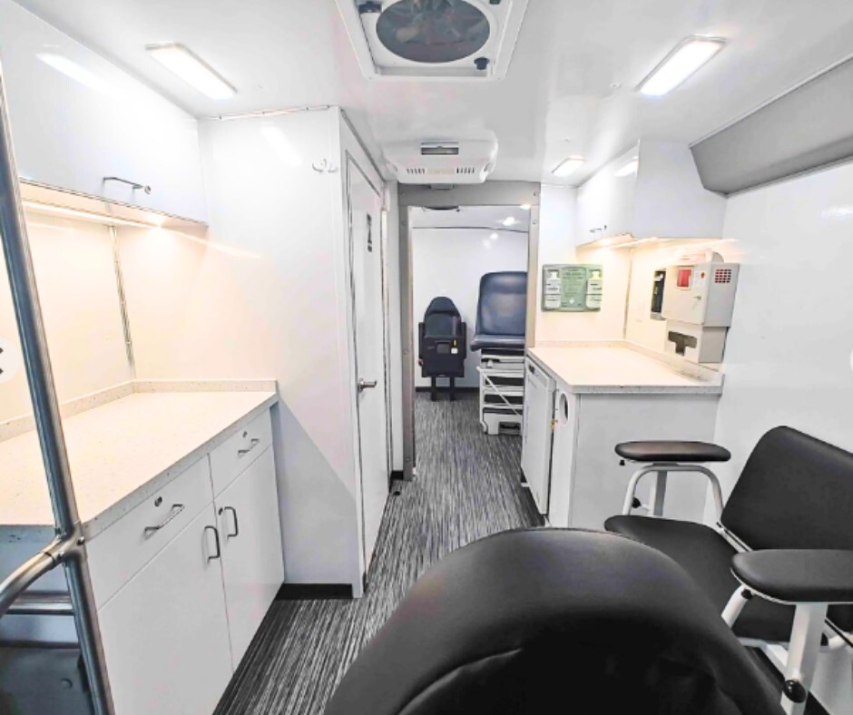 Interior of Mobile Medical Van