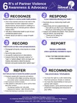 6 R's of Partner Violence Awareness and Advocacy - English 