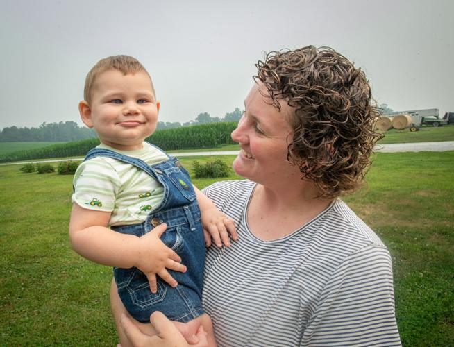 Mom and Grant!