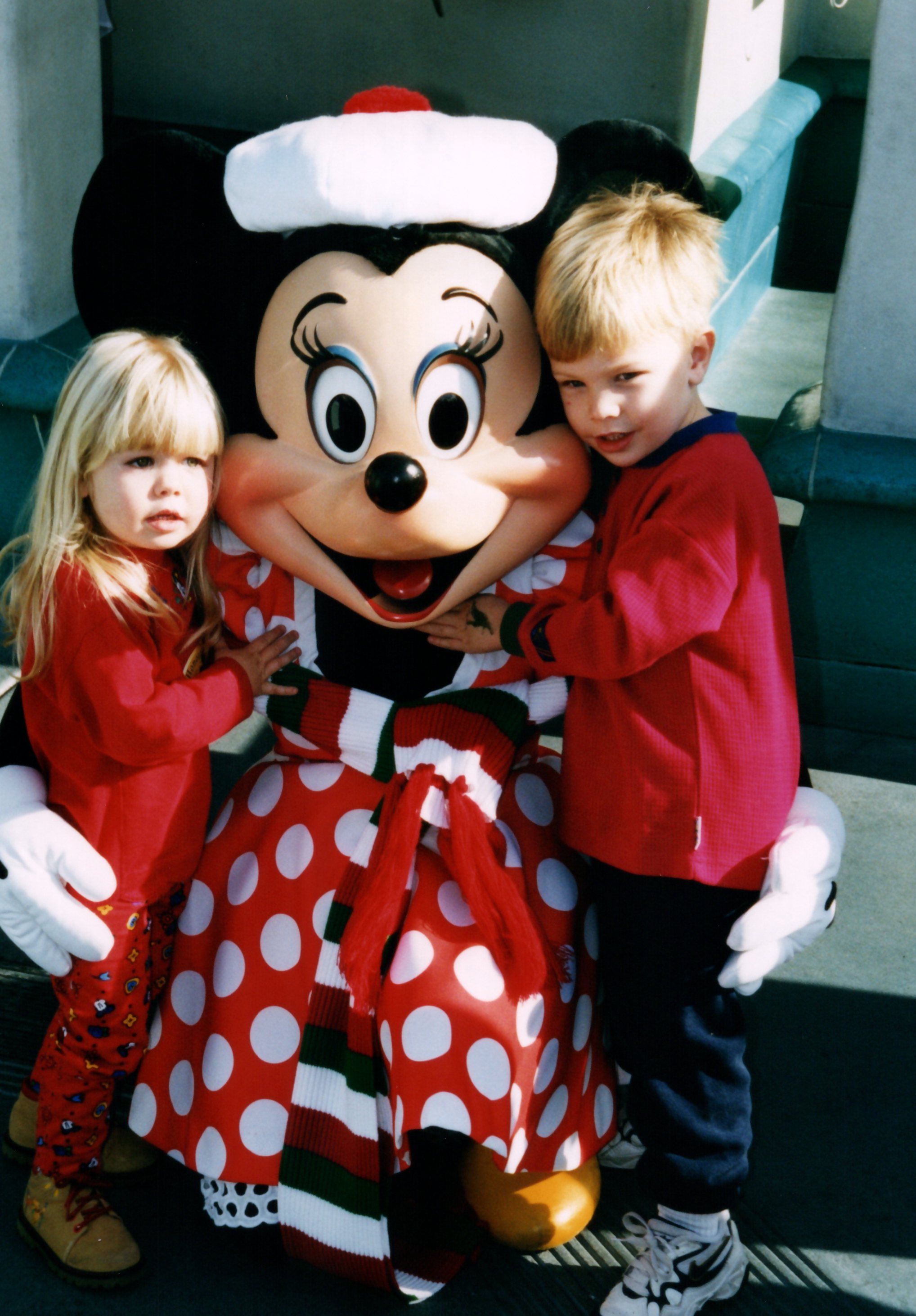 Austin & David with Minnie Mouse