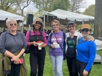 Our 2022 gang: Carol Meeker, Rosalyn Elder, me, Nancy Loeb, and Andrea Loew!