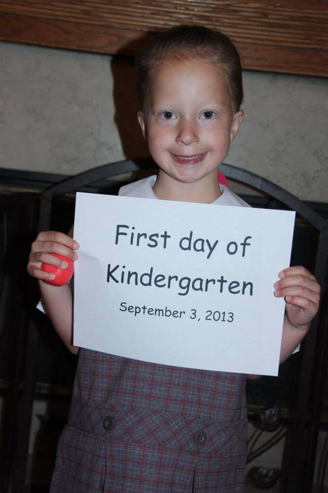1st day of Kindergarten
