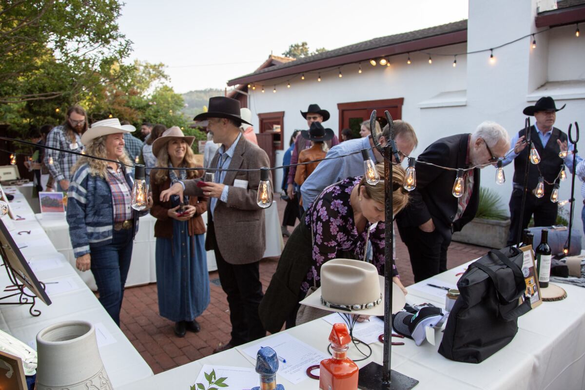 Silent Auction at Buckles and Bling