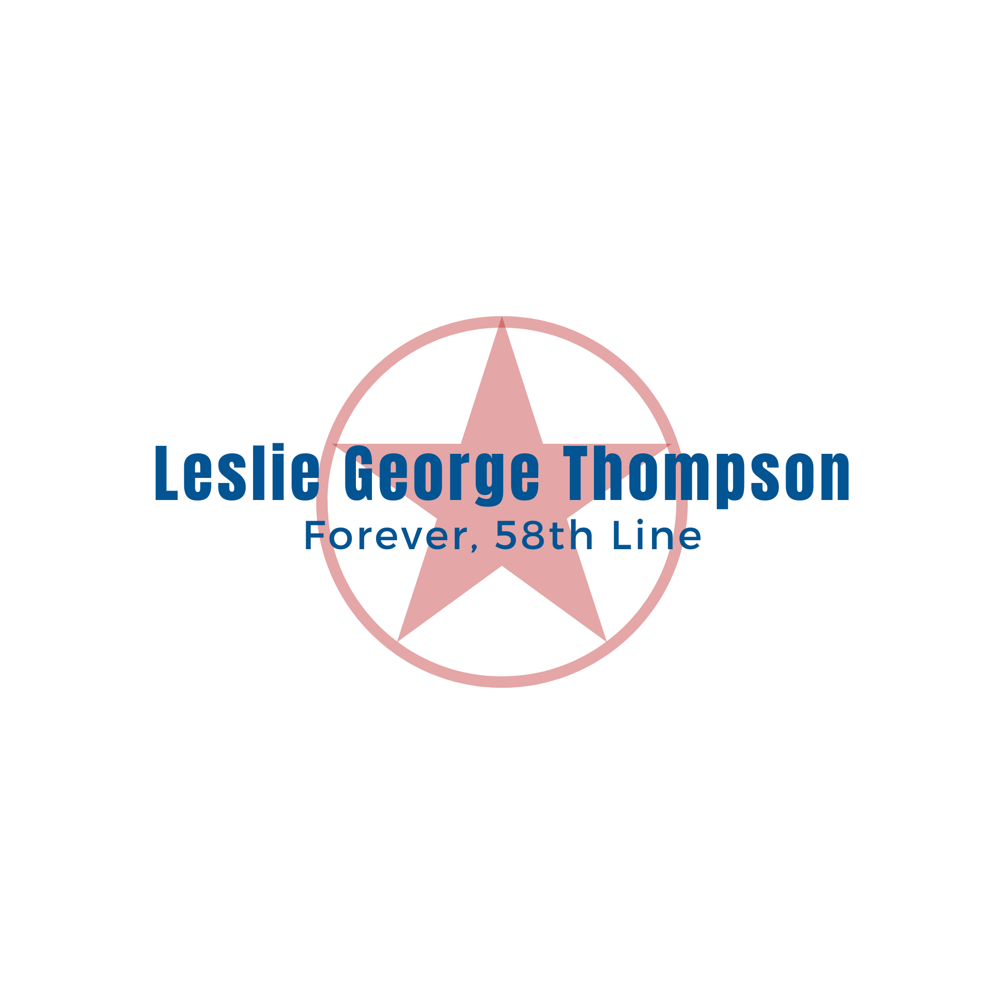 Leslie George Thompson - Forever, 58th Line