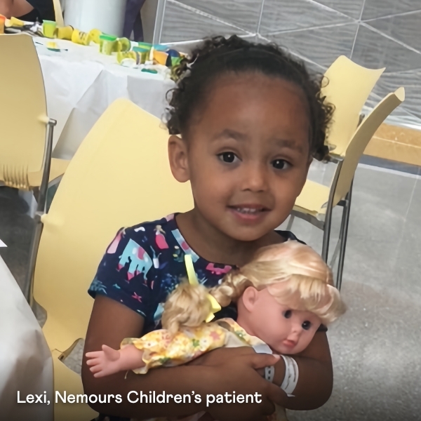 Lexi, Nemours Children’s patient