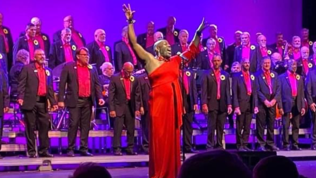 Me and the Palm Springs Gay Mens Chorus