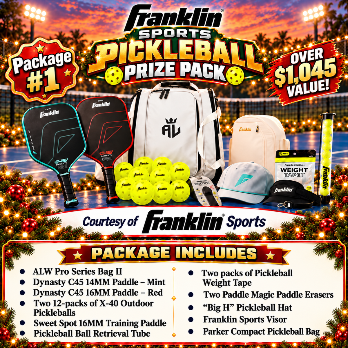 #1 - Package Sponsored by Franklin Sports