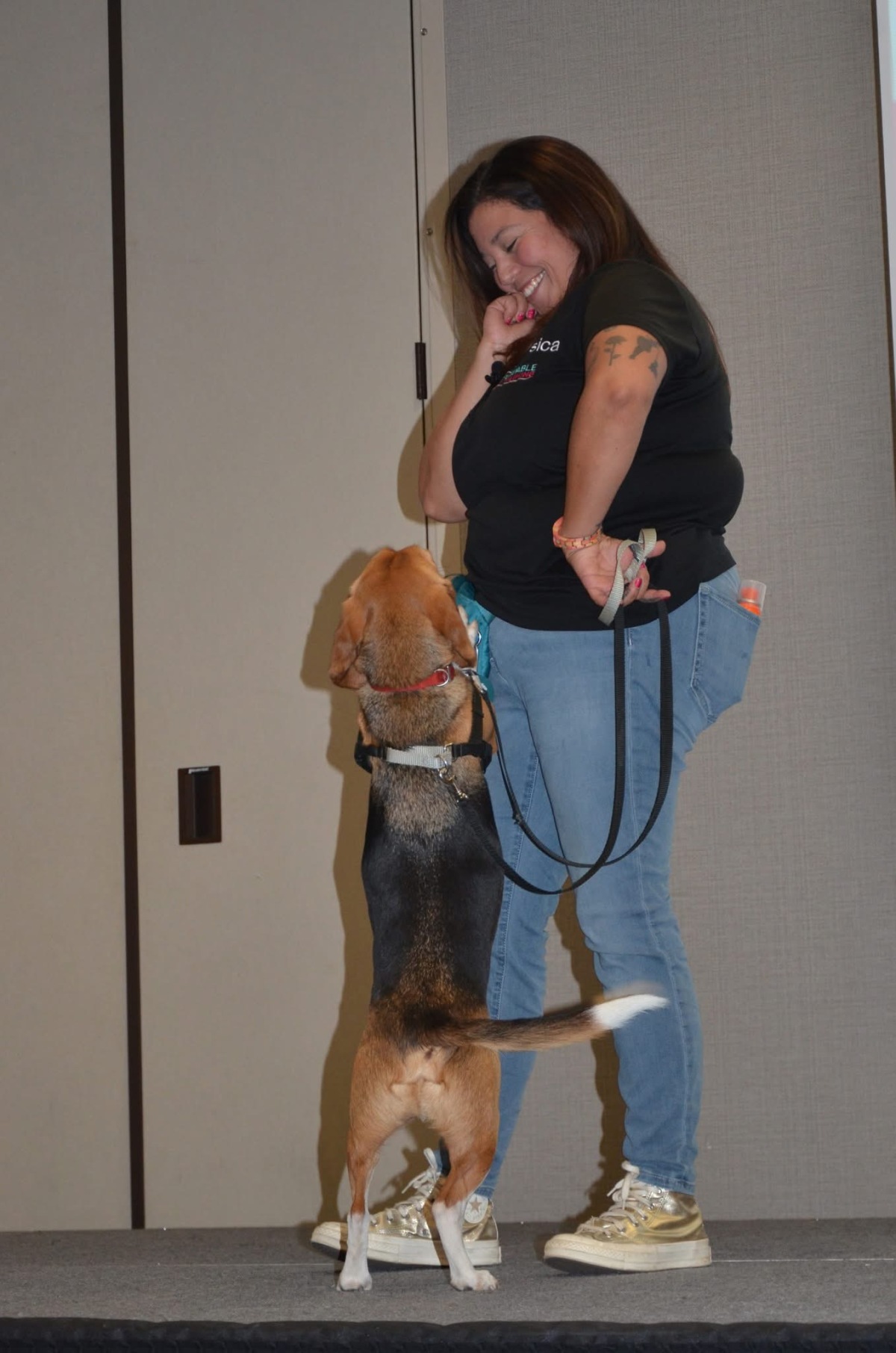 Mom and I presenting together!