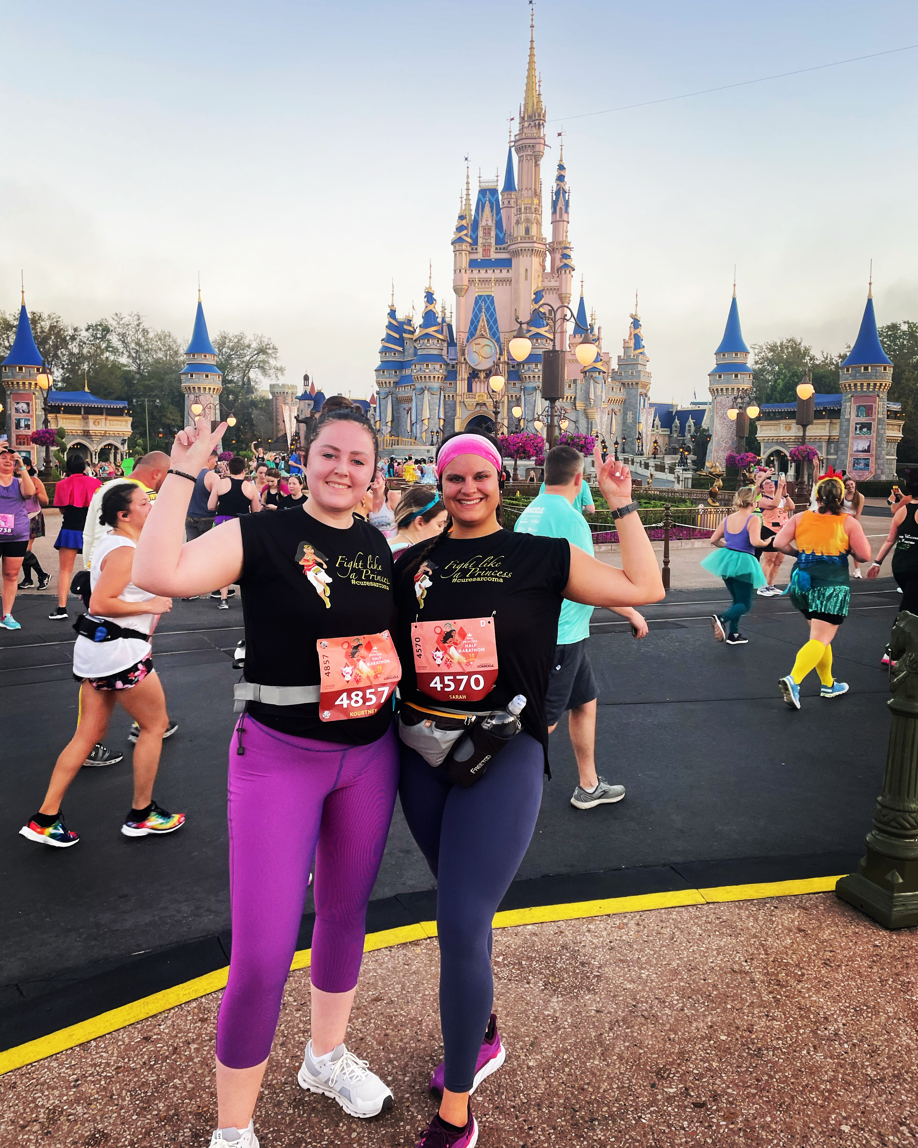 2023 Disney Princess Half Marathon with my Cousin!