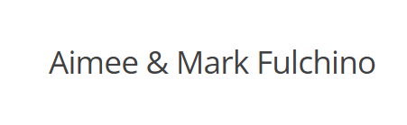 Aimee and Mark Fulchino