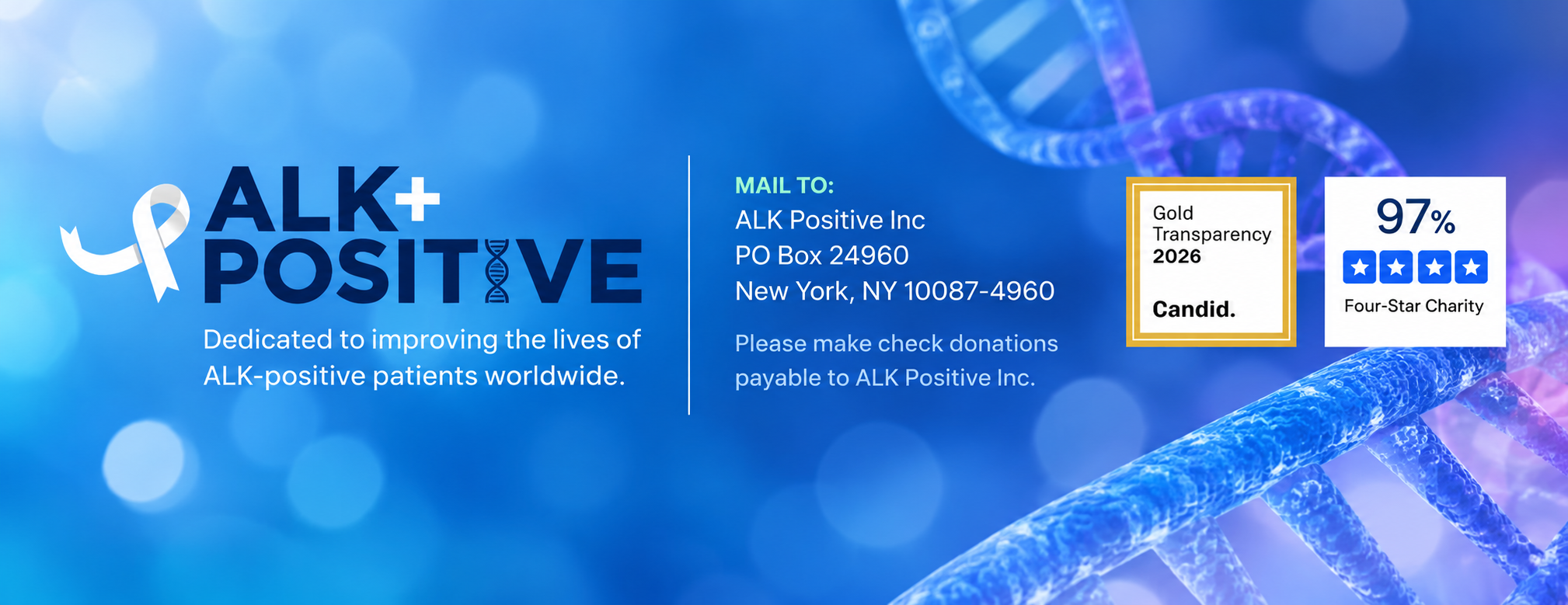 Improving the quality and longevity of life for those living with ALK-positive cancers worldwide