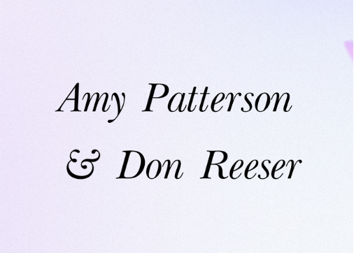 Amy Patterson & Don Reeser