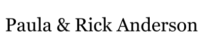 Paula and Rick Anderson