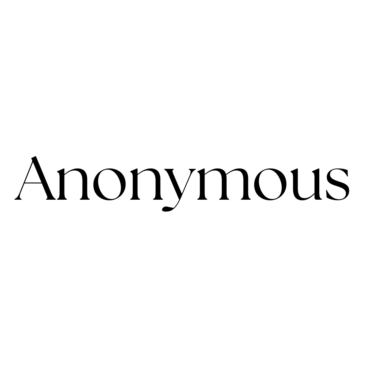 Anonymous
