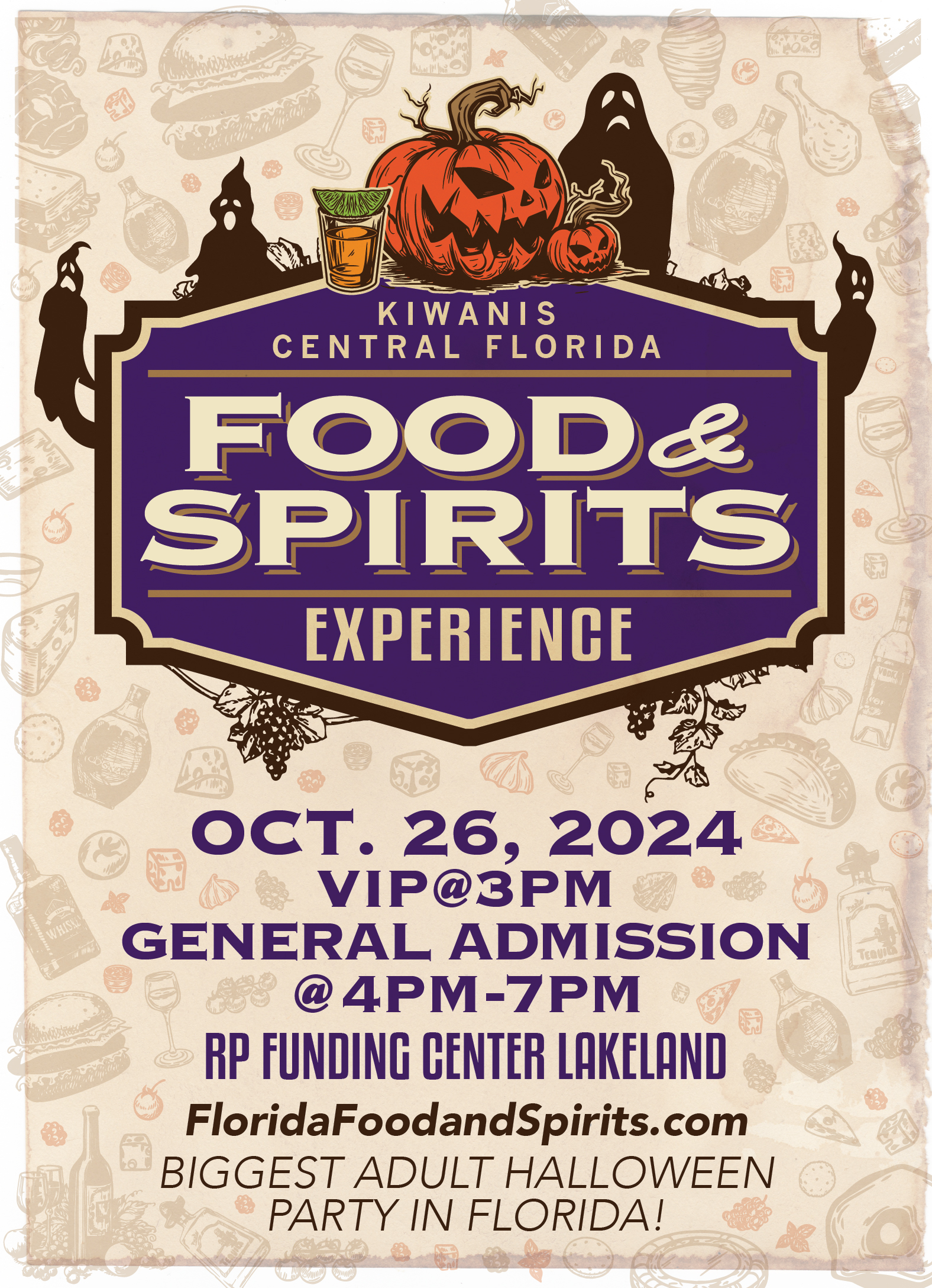 2024 Kiwanis Central Florida Food & Spirits Experience