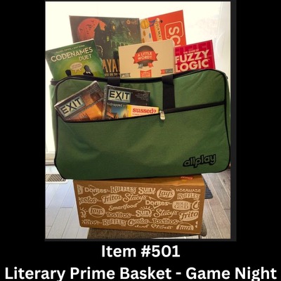ITEM #501 - Literary Prime Basket: Game Night!