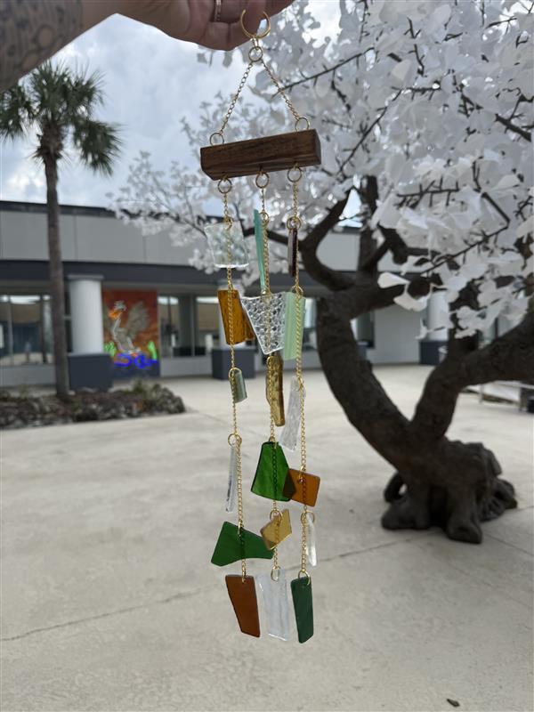 Tumbled Glass Chime Workshop led by The Glass Elemental