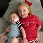 Baby Luke and Big Sister Ella
