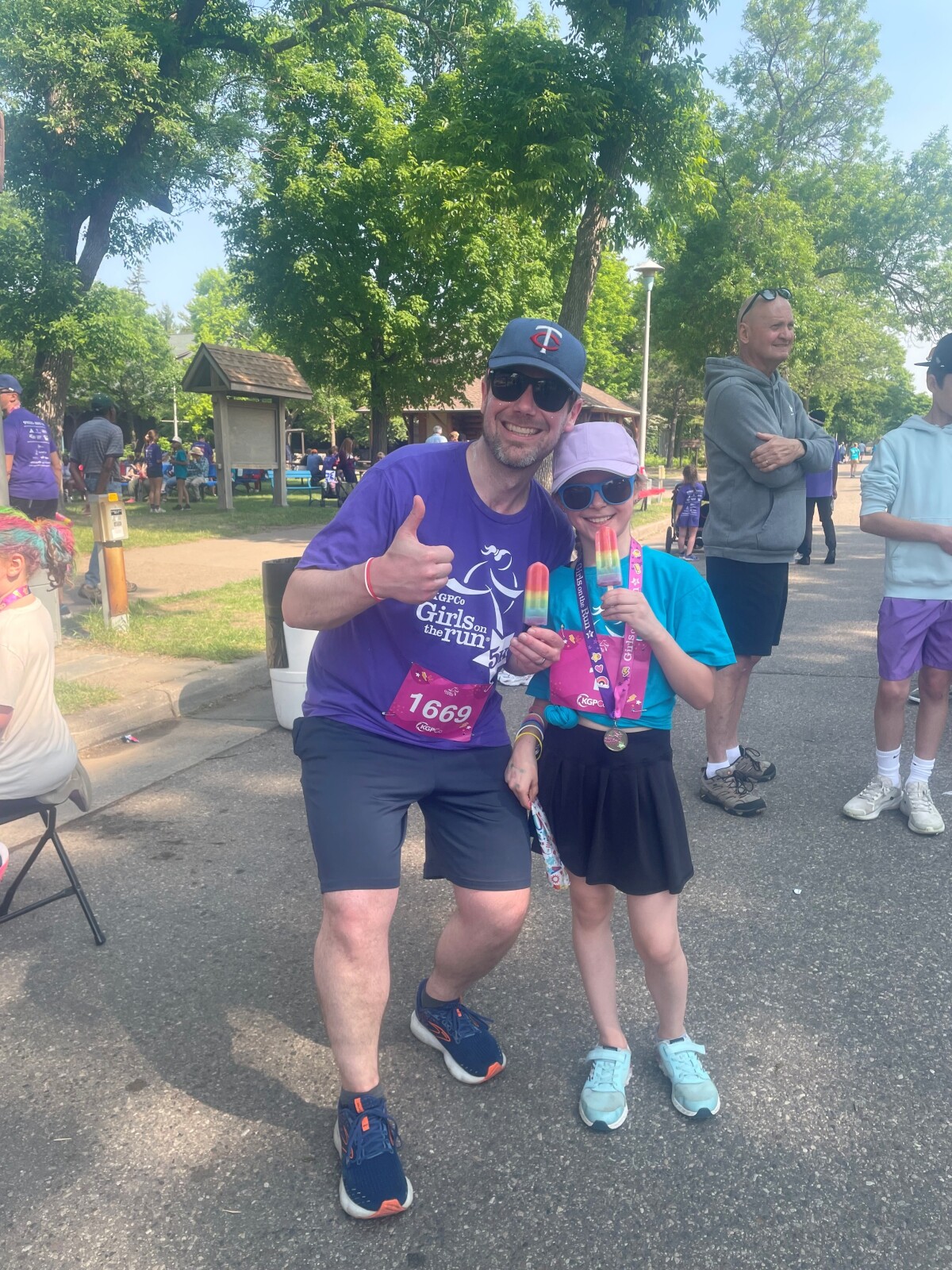 One 5K down with Harriet. Only about five of these back-to-back to go.