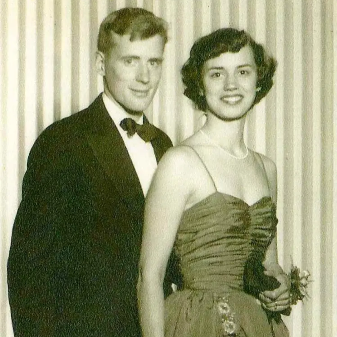 Barbara and Art at a formal event together in 1950