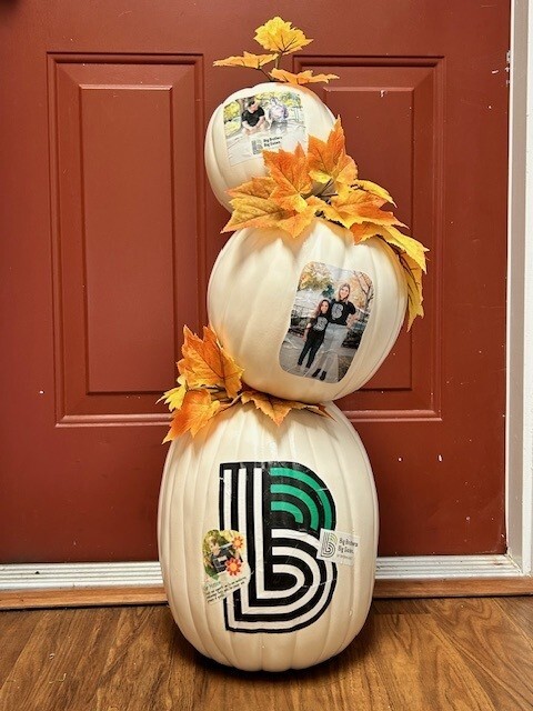 Big Pumpkins Supporting LIttle Pumpkins