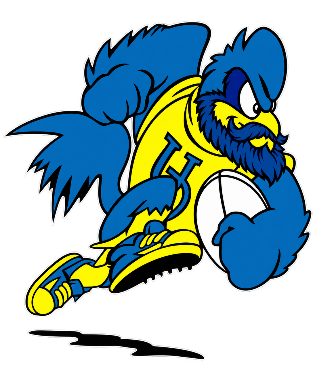Bearded Blue Hen