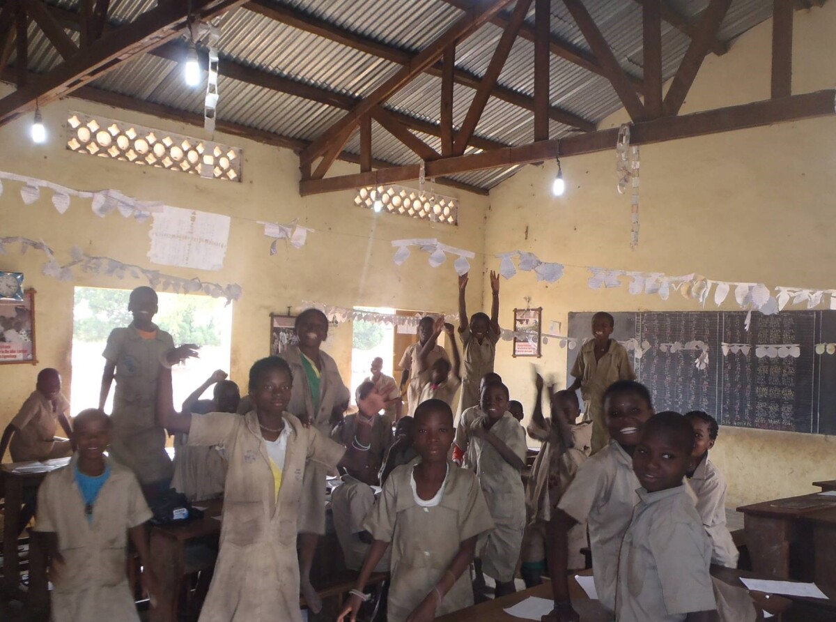 $500 can light up a classroom in a rural school.