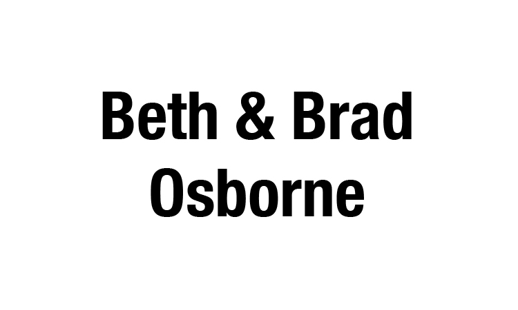 Beth & Brad Osborne 