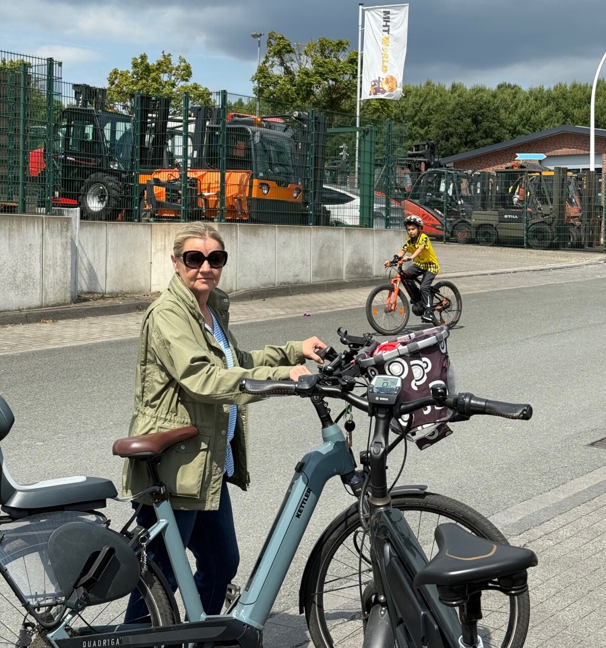 The Rickert family riding in Germany 2025