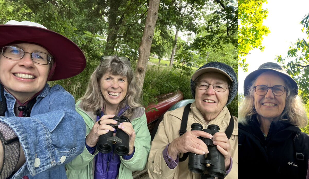 This year's team--Claire Kluskens, Annie Stewart, Betsy Martin, and Sarah Mayhew