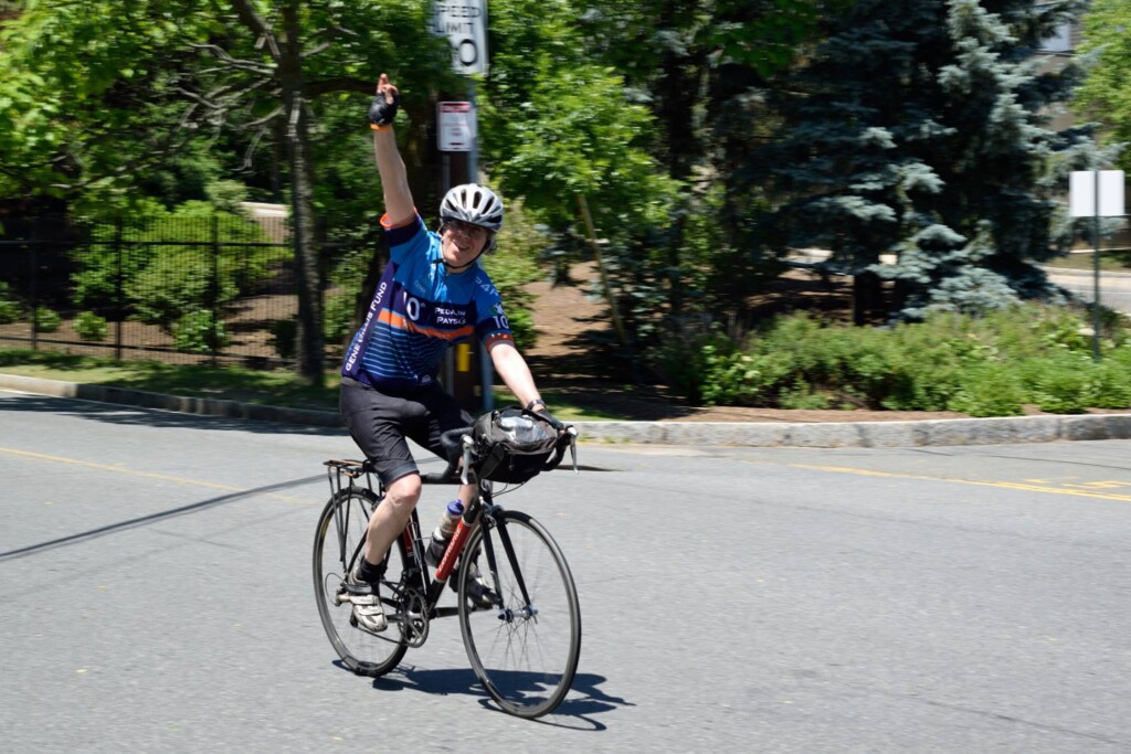 On my Bike Not Bomb ride (wearing Payson gear)