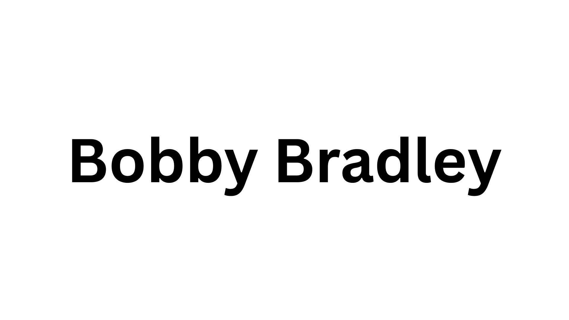Bobby Bradley