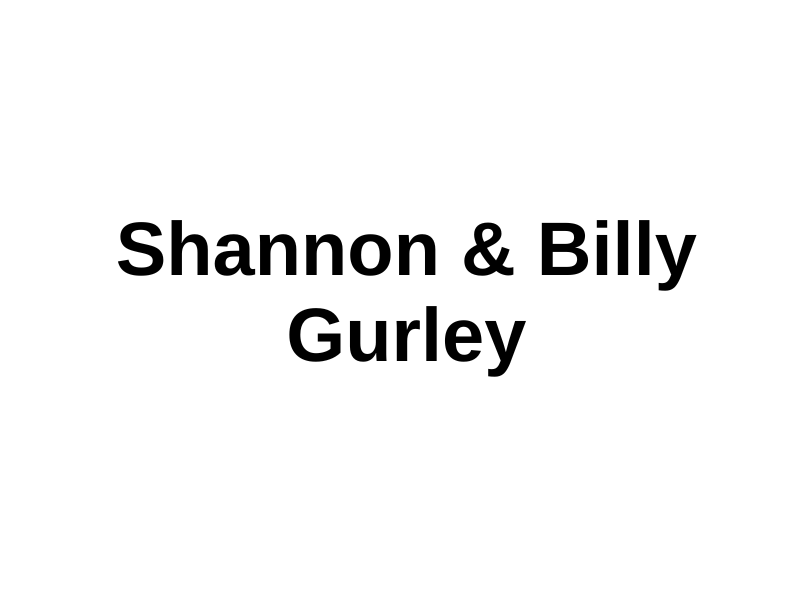 Shannon & Billy Gurley