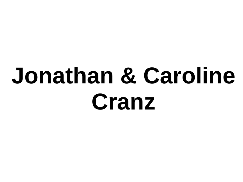 Jonathan & Caroline Cranz