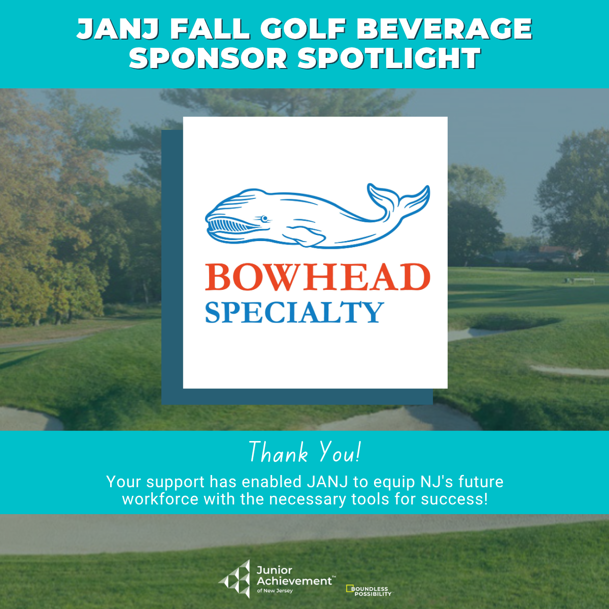 Bowhead Specialty Beverage Sponsor