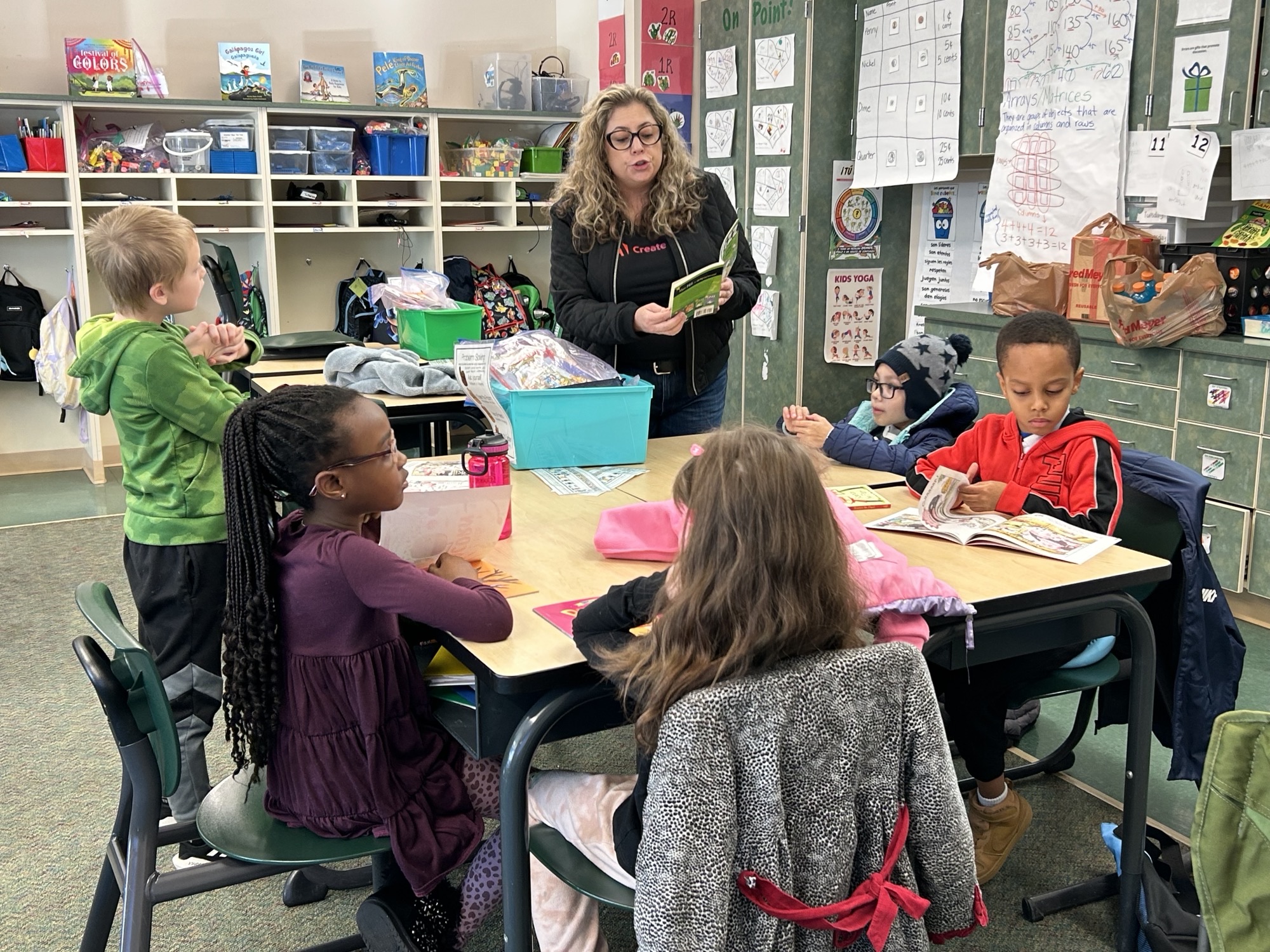 Reading with Page Ahead students