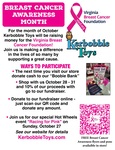 Full line up of fundraising efforts we have for the month!