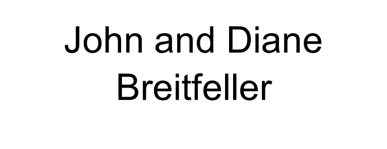 John and Diane Breitfeller