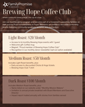 For Individuals/Volunteers: Where community brews change, one cup at a time. 