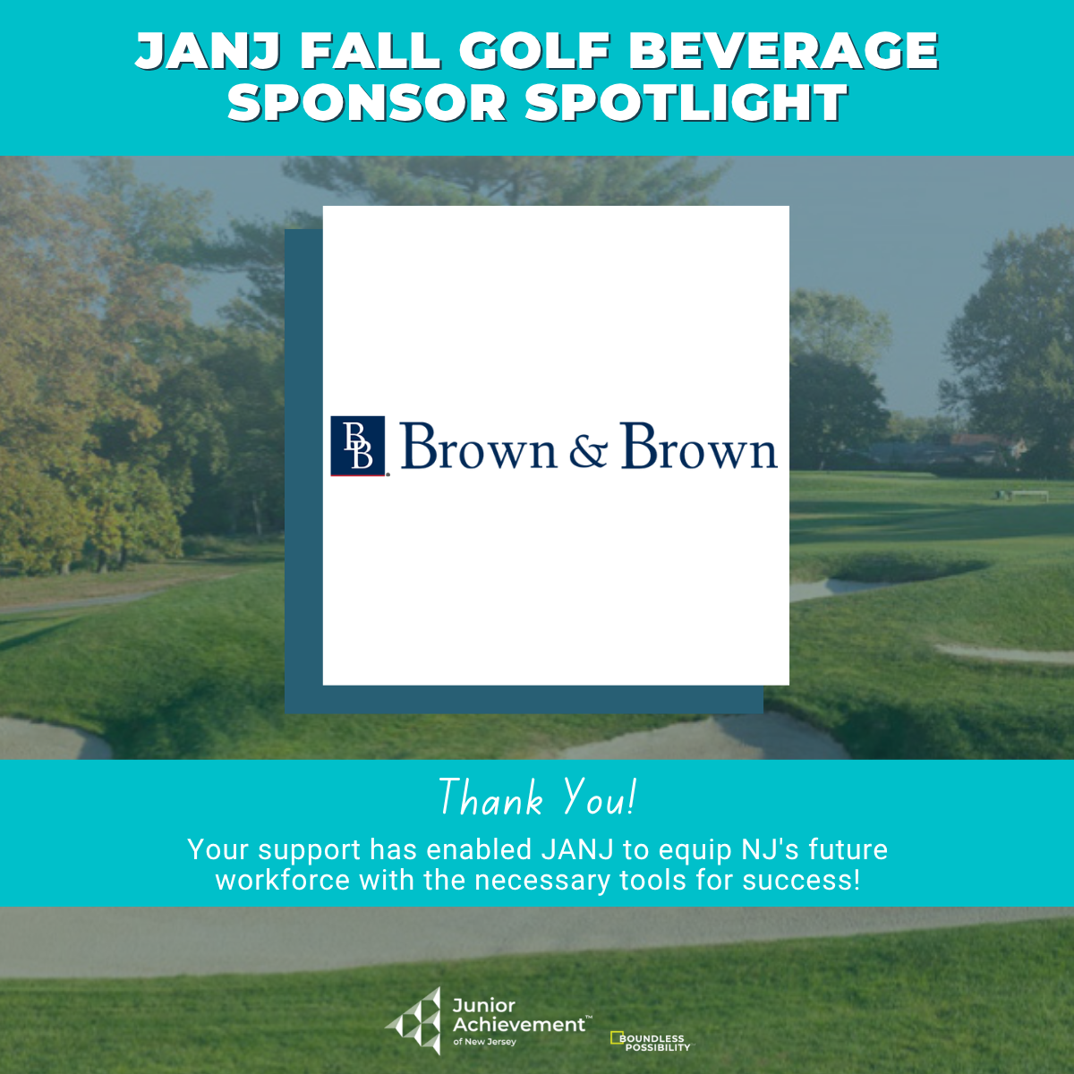 Brown & Brown Beverage Sponsor
