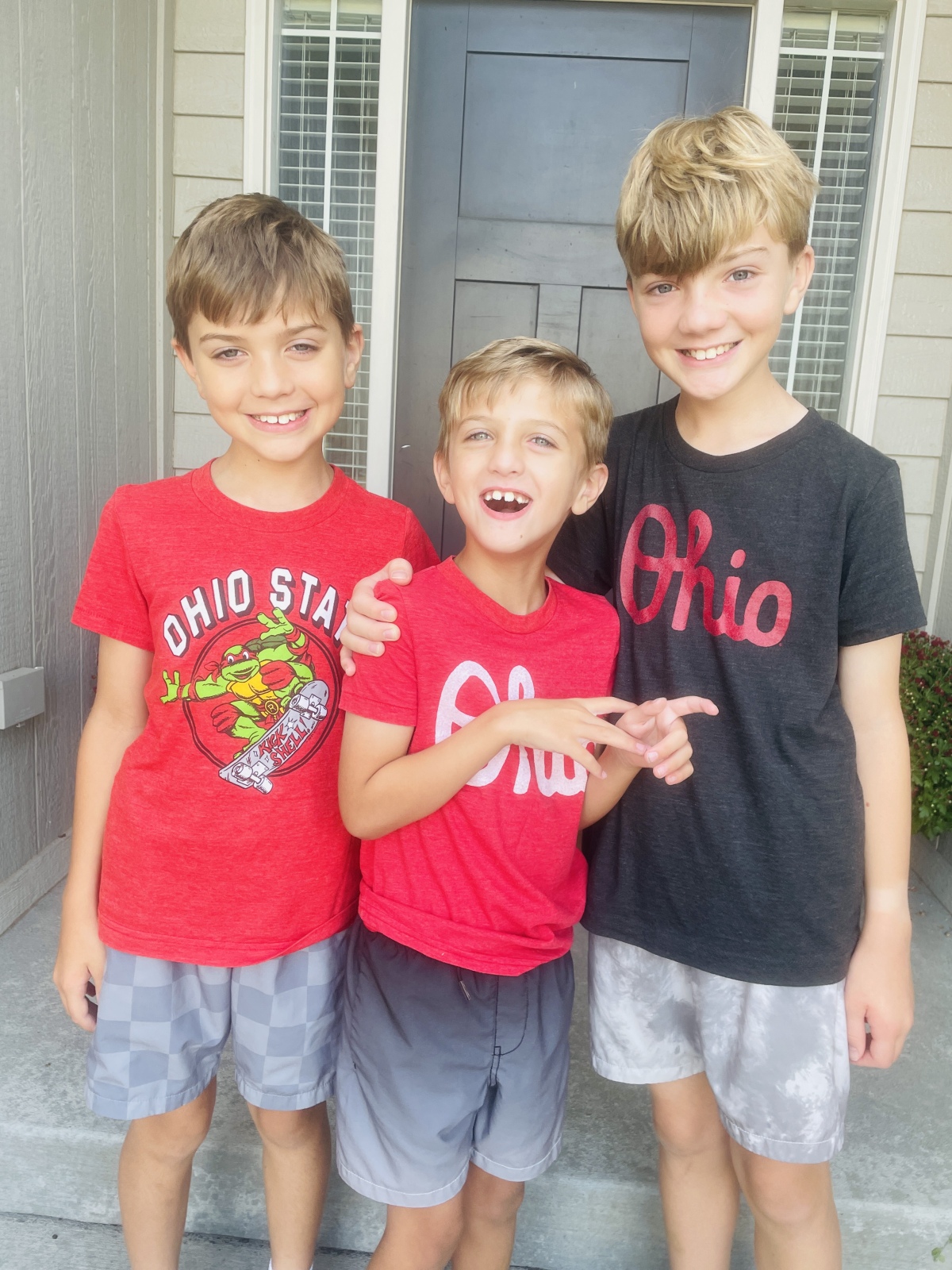 Me and my brothers representing the Buckeyes in KC