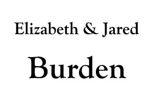 Elizabeth and Jared Burden