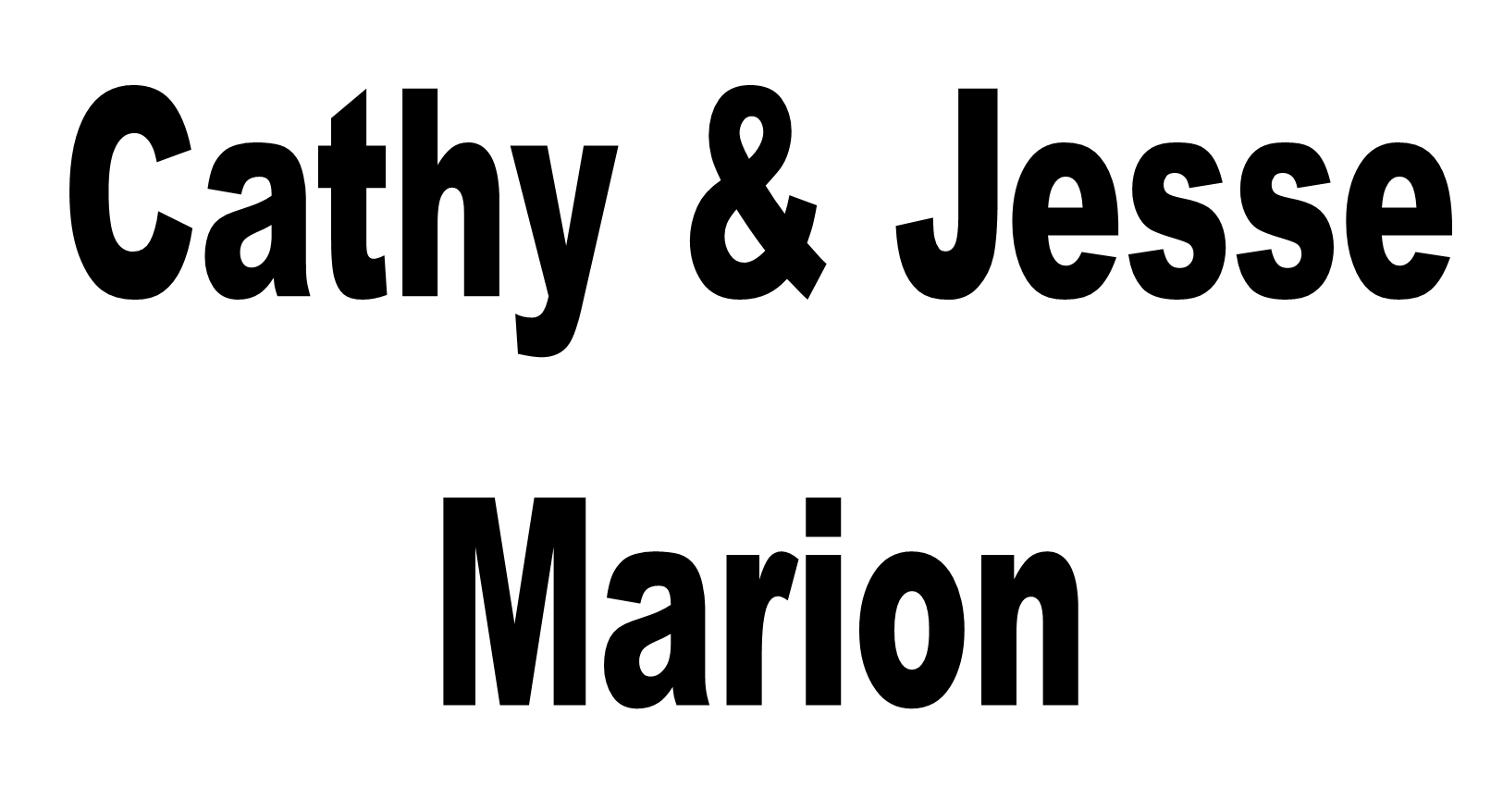 Cathy & Jesse Marion
