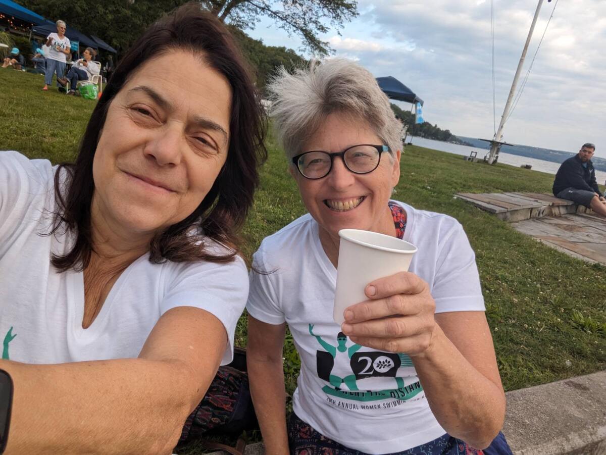 Women Swimming 2023.ConsolationCoffee at the Ithaca Yacht Club