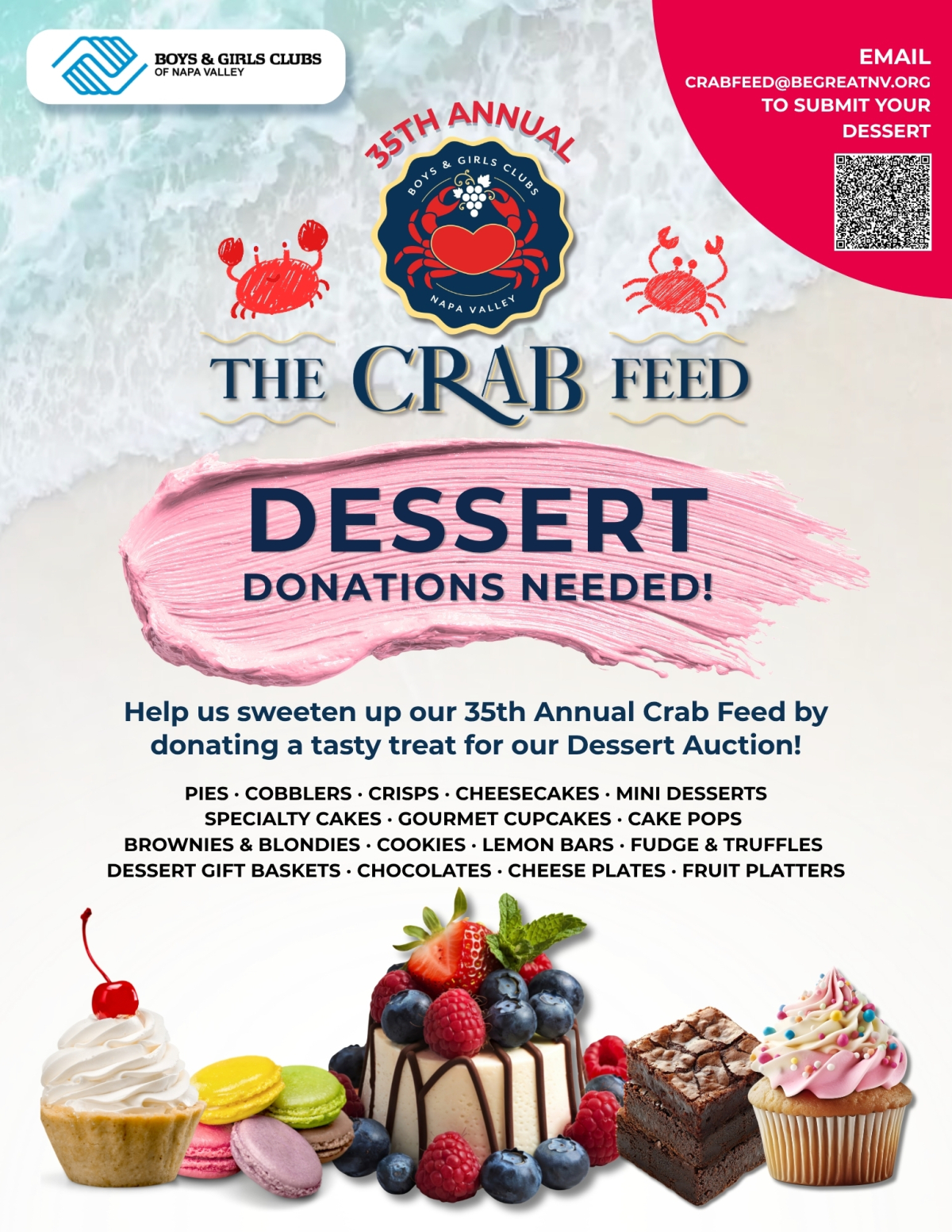 Donate to our Dessert Auction!